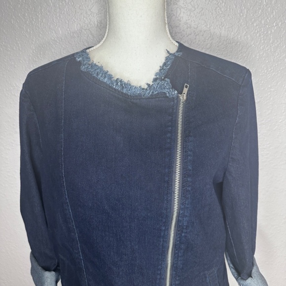 DG2 Diane Gilman denim Jacket - Picture 3 of 8